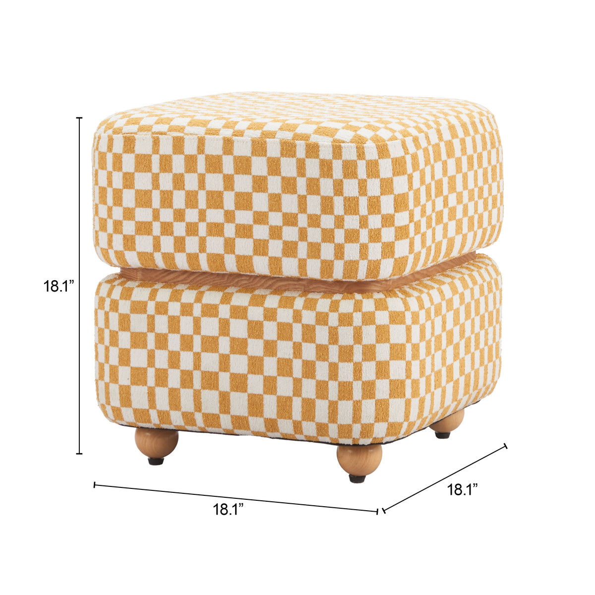 Haki Multicolor Ottoman