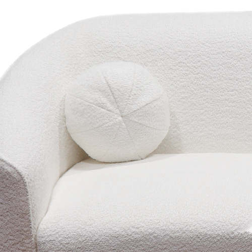 Melinda Modern Boucle Fabric Sofa 87”