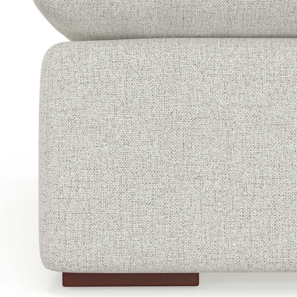Jasmine Modern Grey Low Profile Cloud Modular Sofa 88'