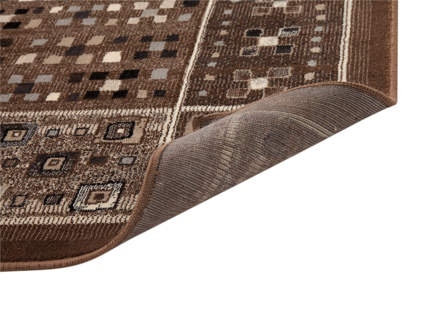 Drexel Chocolate Viscose Area Rug 8x10 featuring intricate patterns and rich brown hues, perfect for stylish home décor.