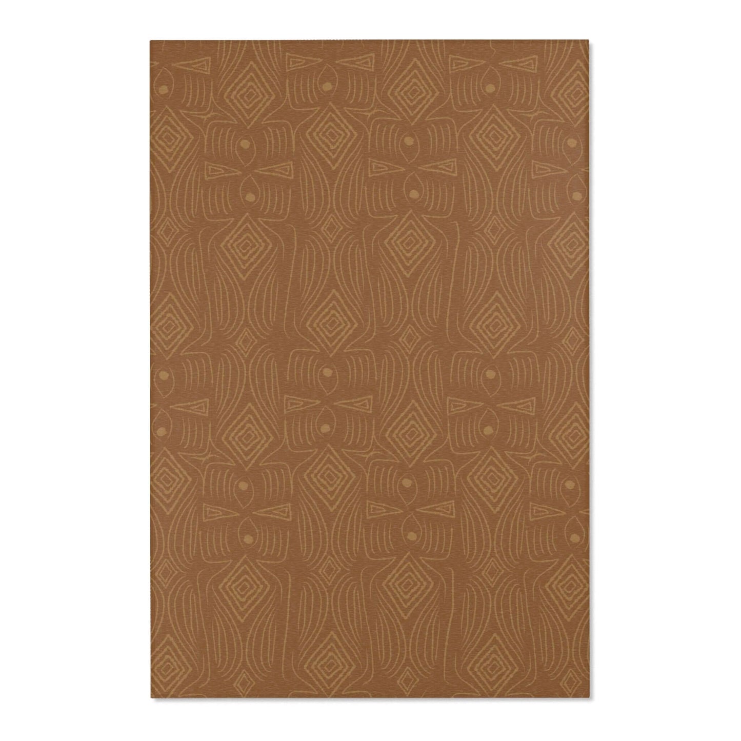 Rectangular Area Designer Rug (Brown) - Revel Sofa
