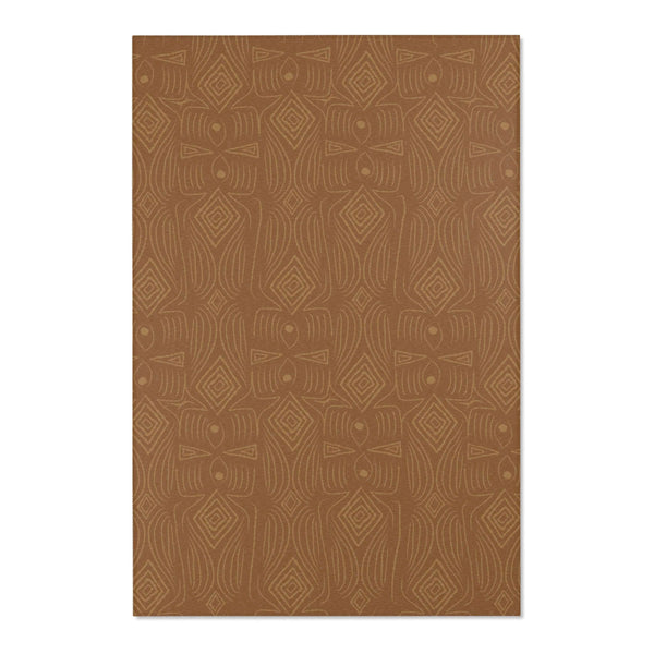 Rectangular Area Designer Rug (Brown) - Revel Sofa