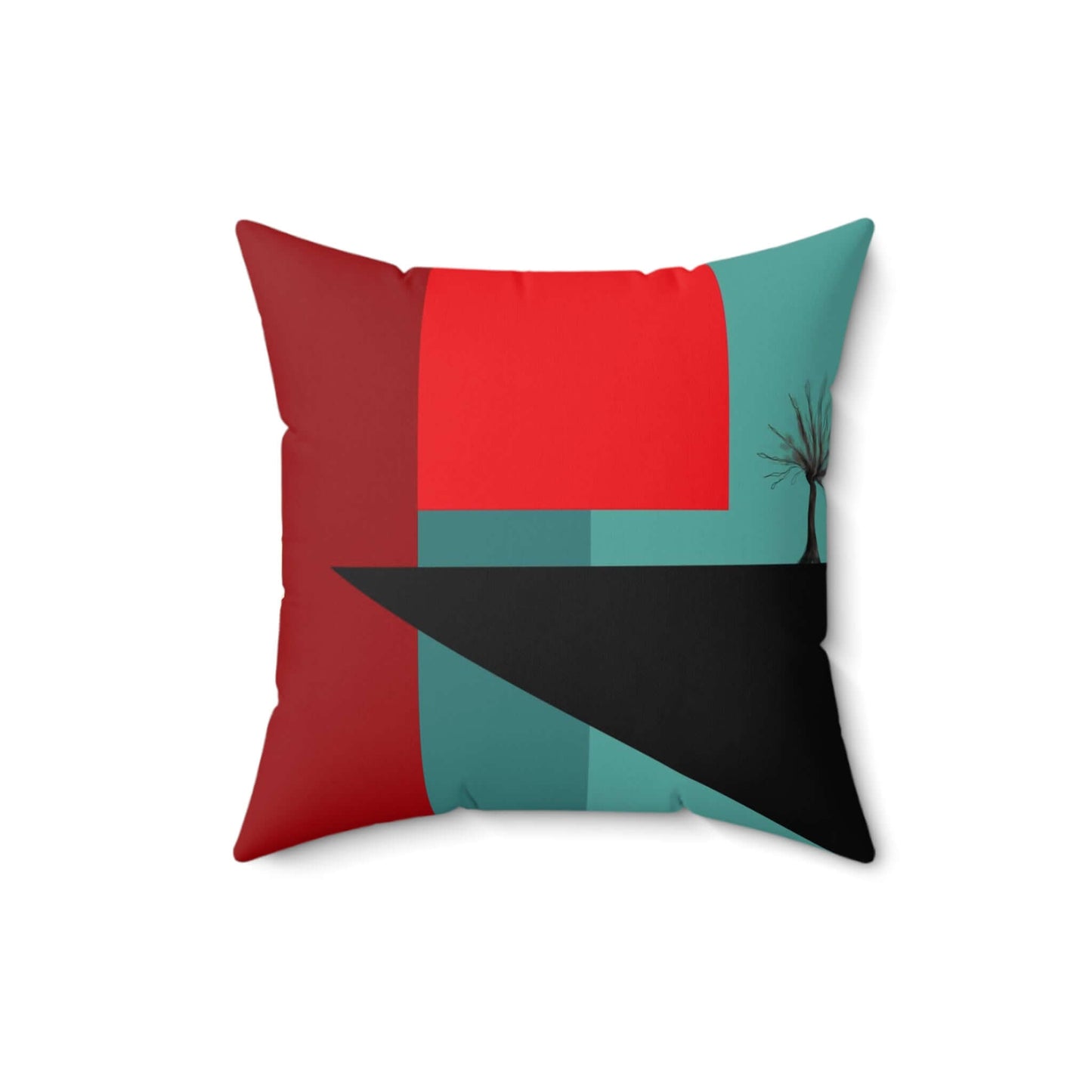 Spun Polyester Square Designer Accent Pillow - Revel Sofa