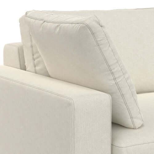 Charlie Modern Deep Seat Sectional Chaise Sofa 122"