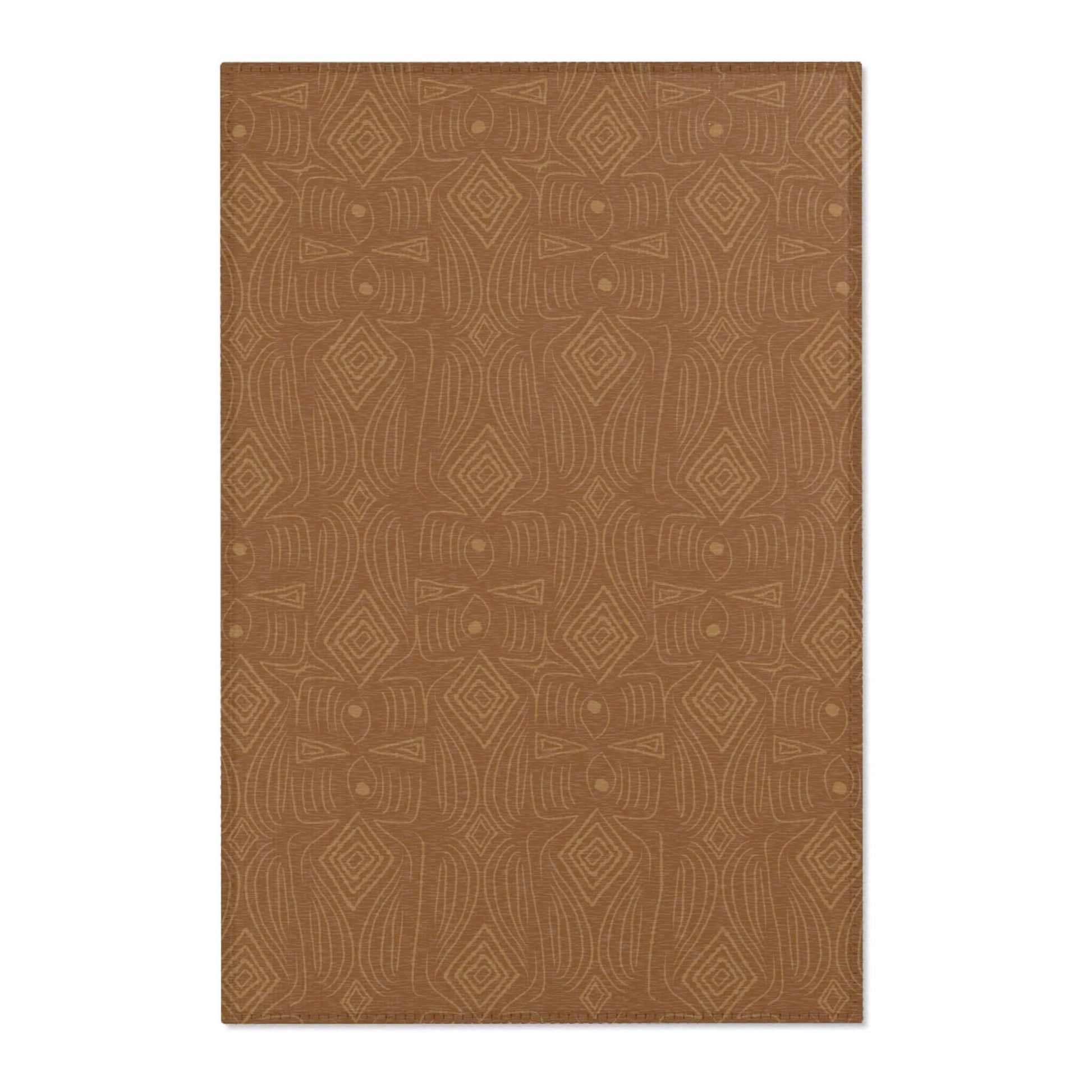 Rectangular Area Designer Rug (Brown) - Revel Sofa