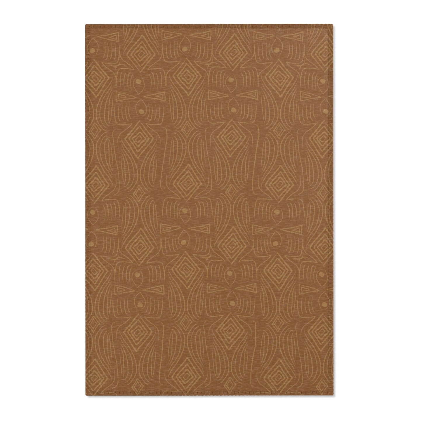 Rectangular Area Designer Rug (Brown) - Revel Sofa