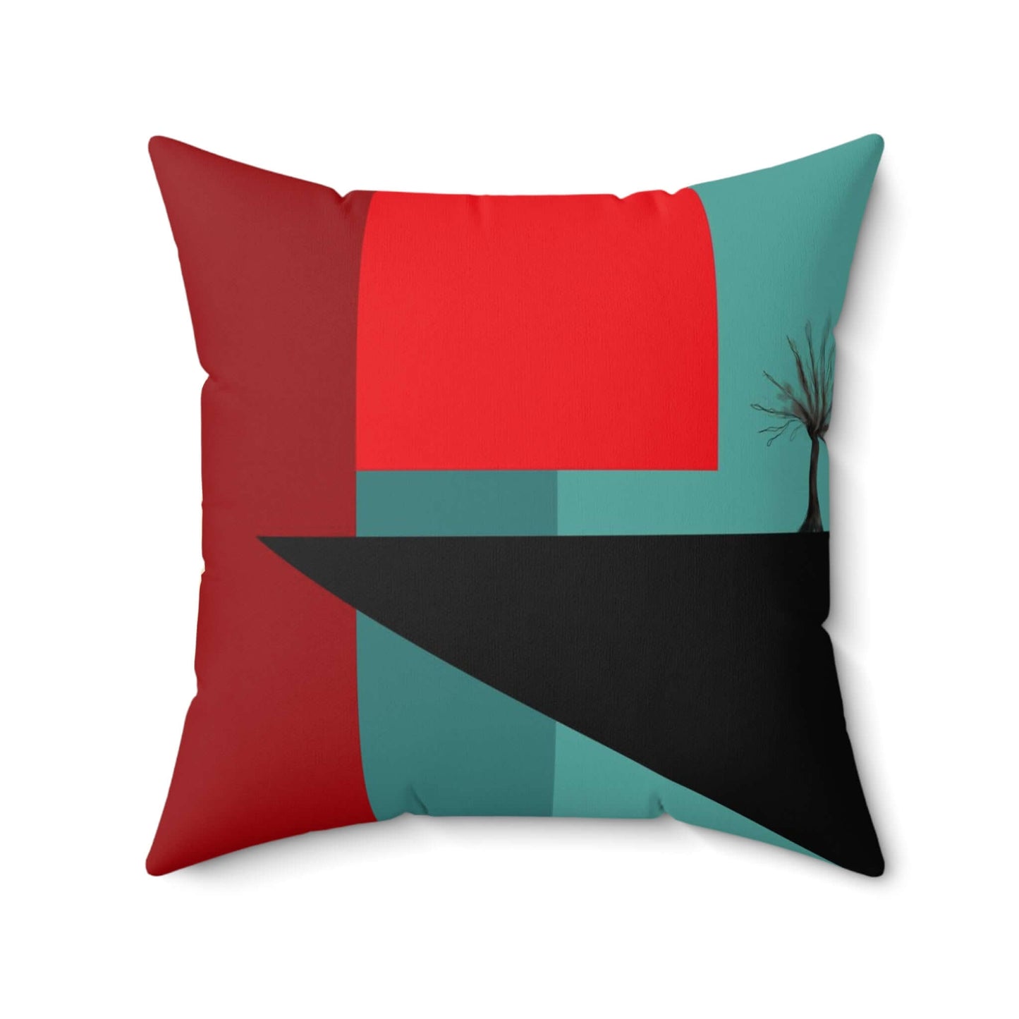 Spun Polyester Square Designer Accent Pillow - Revel Sofa