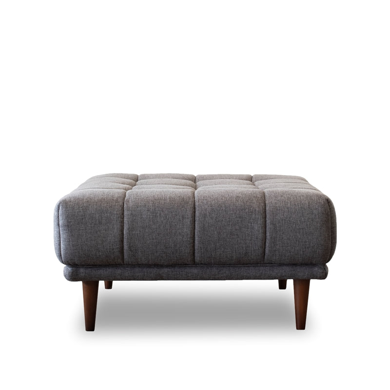 Addison MCM Tufted Square Ottoman (Color & Upholstery Options)