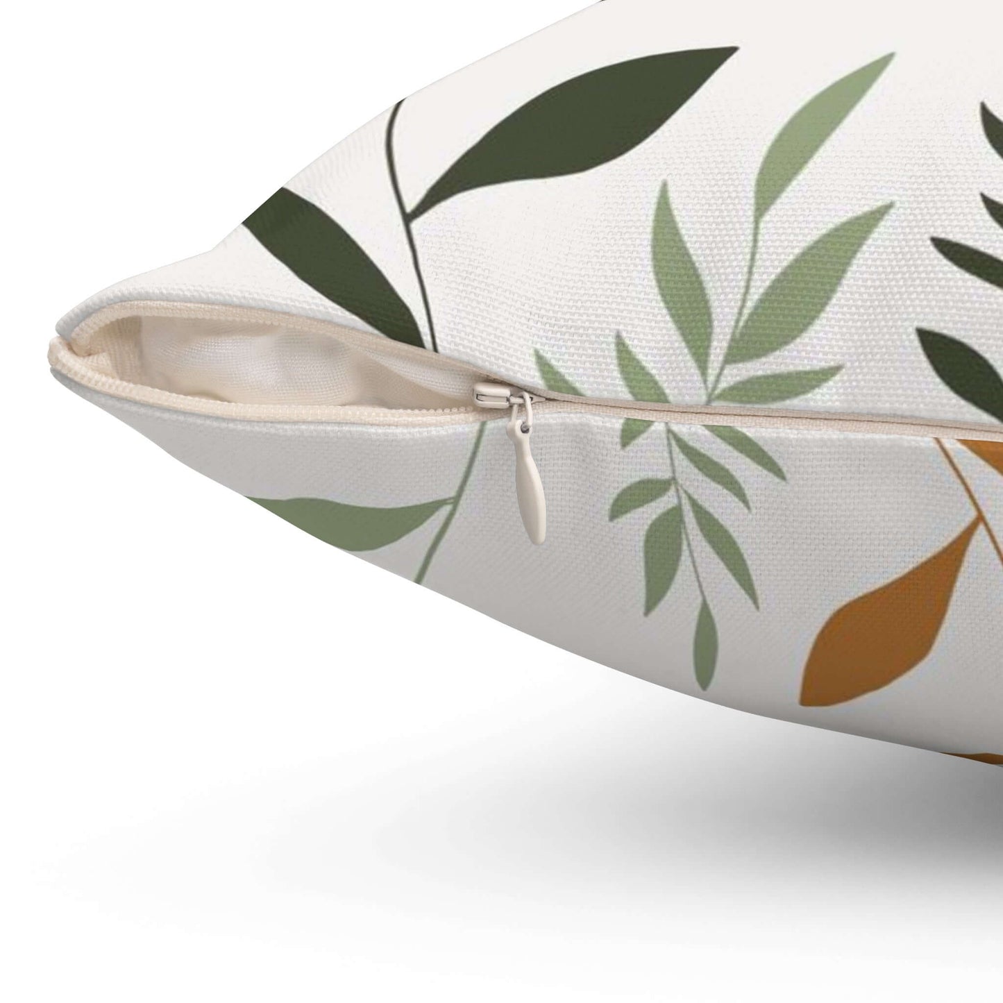 Spun Polyester Designer Square Accent Pillow - Nature - Revel Sofa