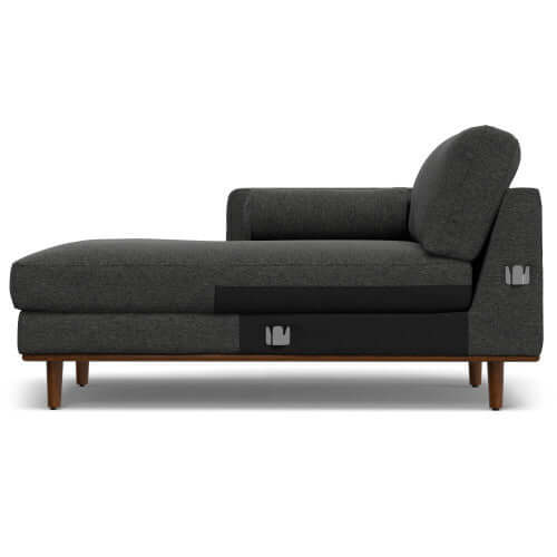 Morrison MCM Sectional Chaise Sofa 102' (2 Colors)
