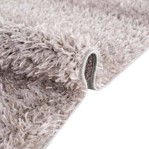 Rectangular Polyester Area Shag Rug (2 Color 3 Size Options)
