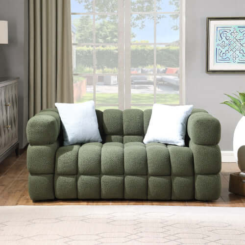 Modern Tufted Boucle Marshmallow Sofa (3 Colors)