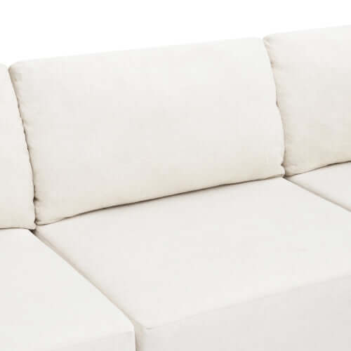 Modern Modular Low Profile Corner Sofa Sectional 116'