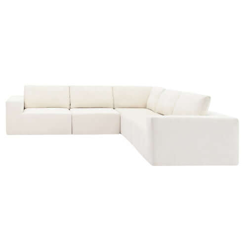 Modern Modular Low Profile Corner Sofa Sectional 116'
