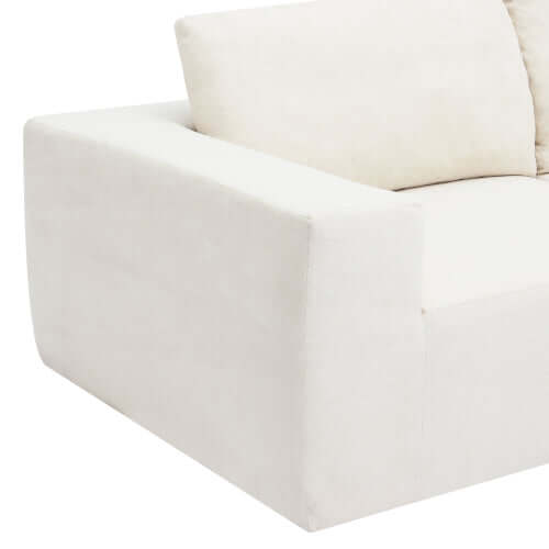 Modern Modular Low Profile Corner Sofa Sectional 116'