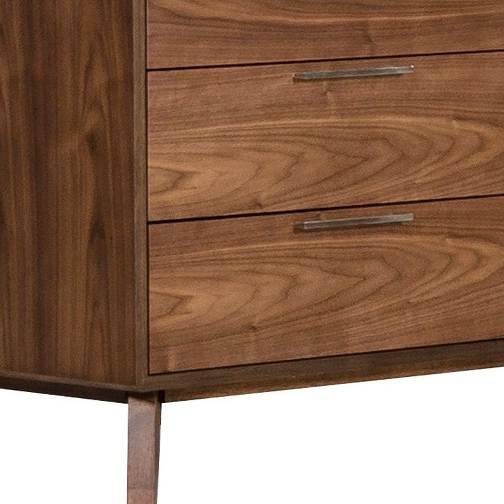 MCM Solid Wood Six-Drawer Double Dresser 51"