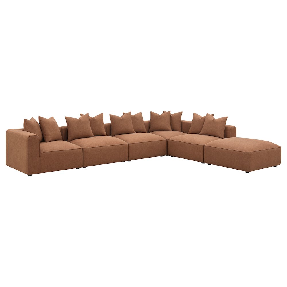 Jennifer Modern Modular Corner Sofa Sectional 154" (2 Colors)