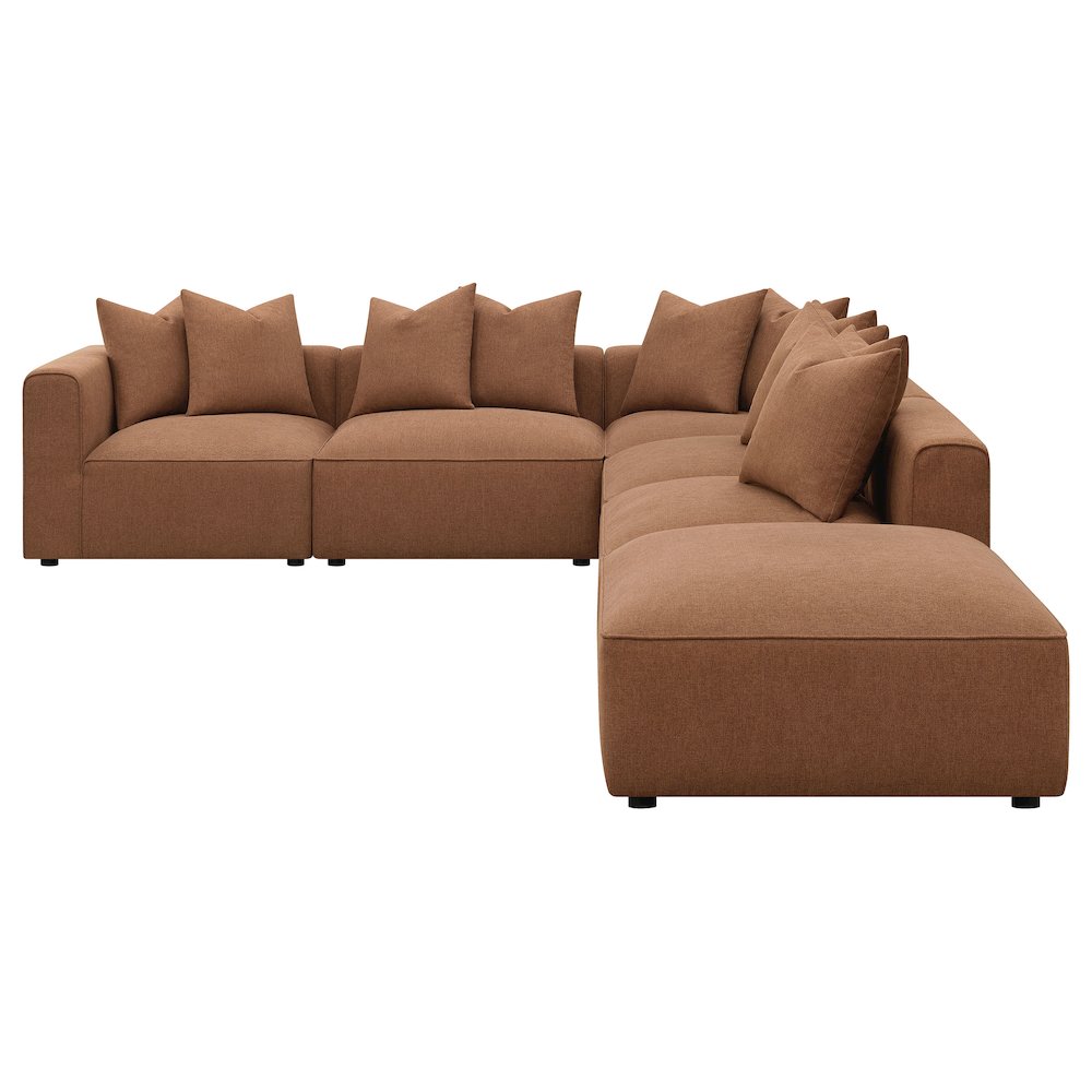 Jennifer Modern Modular Corner Sofa Sectional 154" (2 Colors)