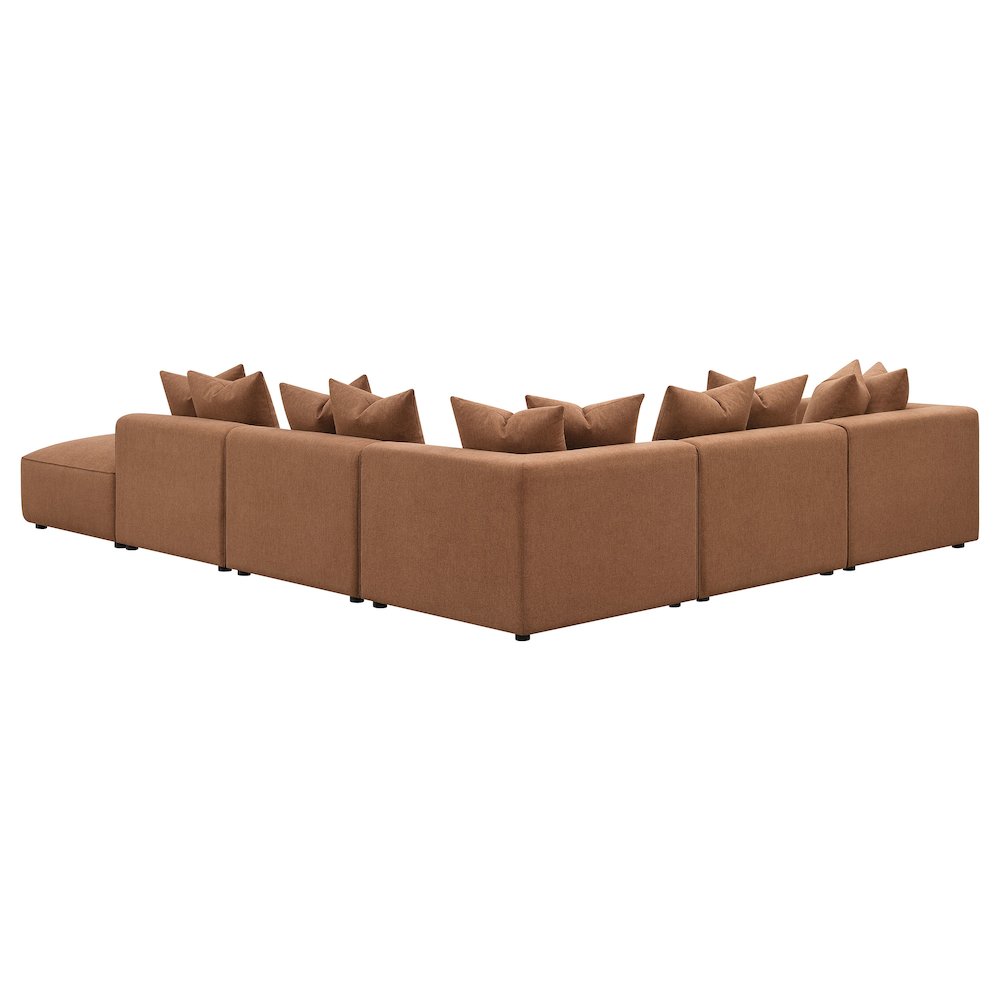 Jennifer Modern Modular Corner Sofa Sectional 154" (2 Colors)