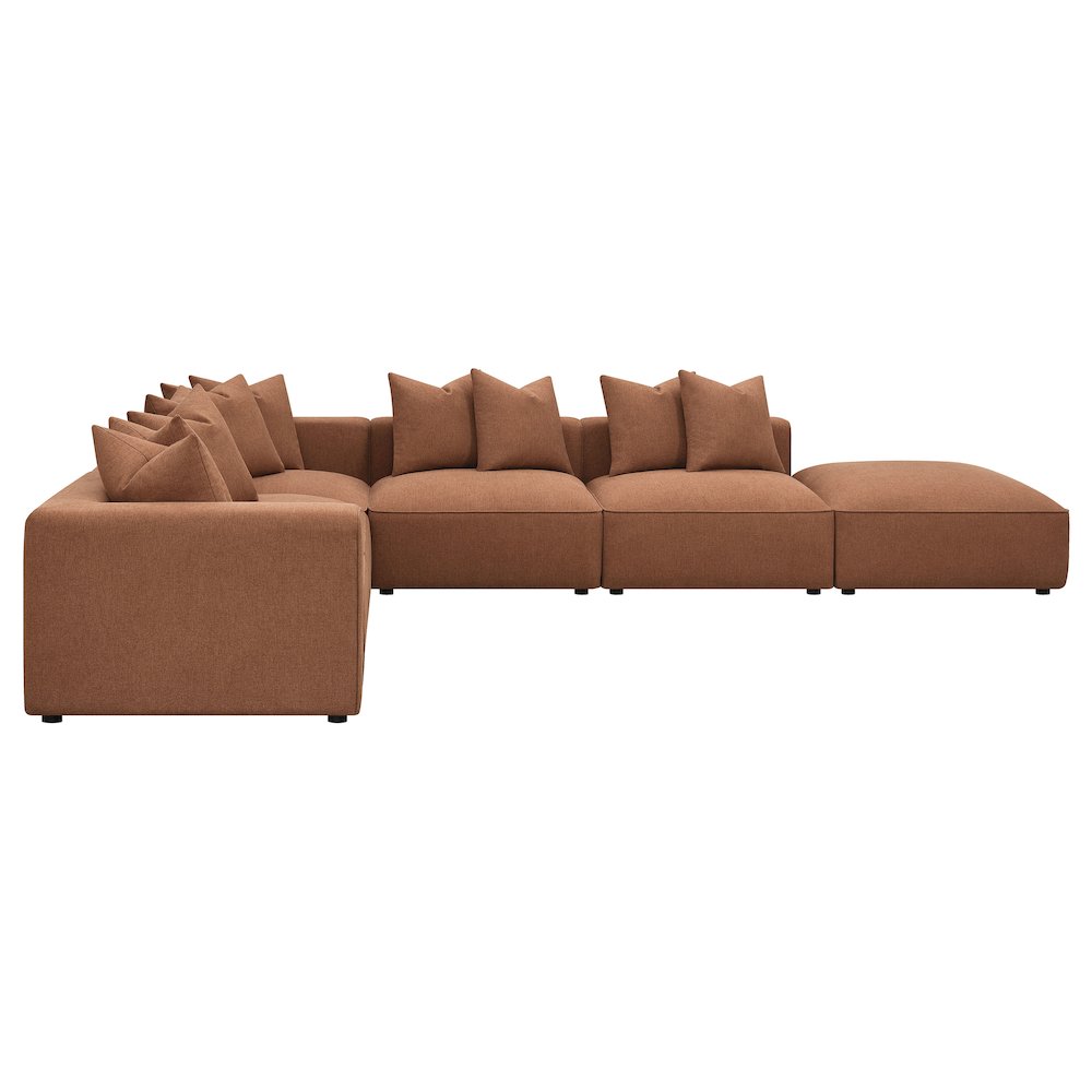 Jennifer Modern Modular Corner Sofa Sectional 154" (2 Colors)