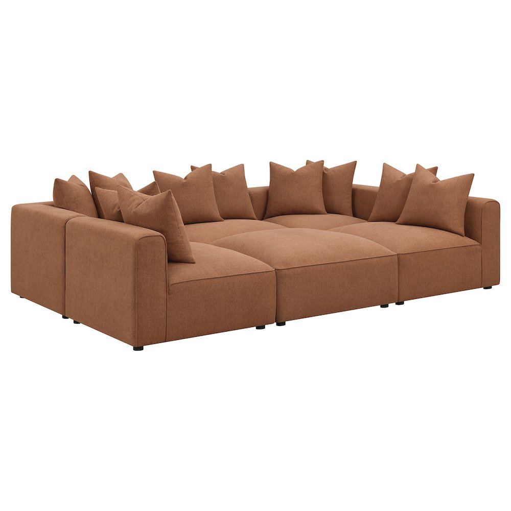 Jennifer Modern Modular Corner Sofa Sectional 154" (2 Colors)
