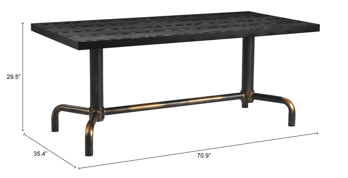 Neum Black Dining Table