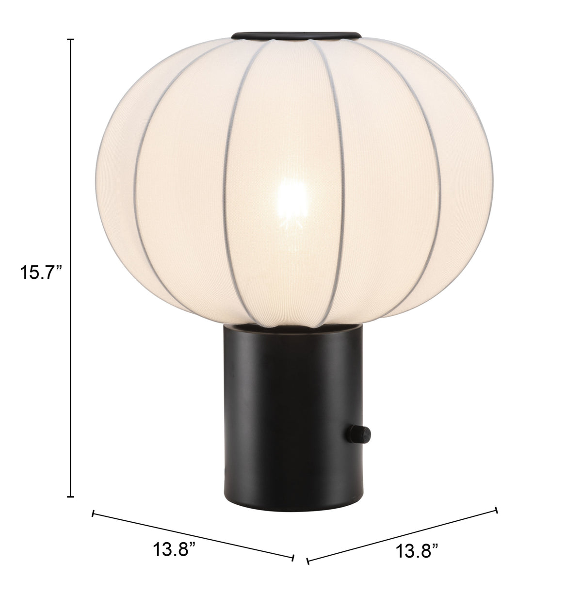 Wisteria White Table Lamp