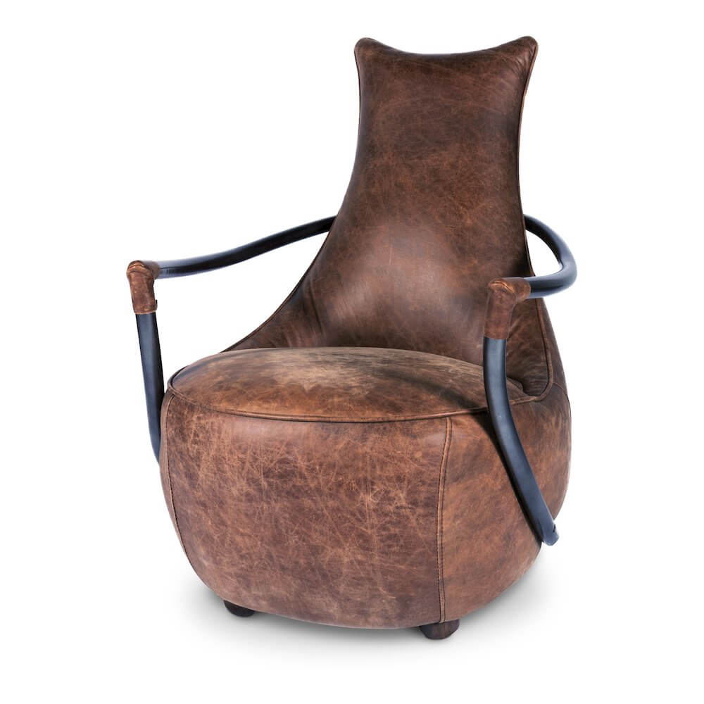 Carlisle Genuine Leather Club Chair