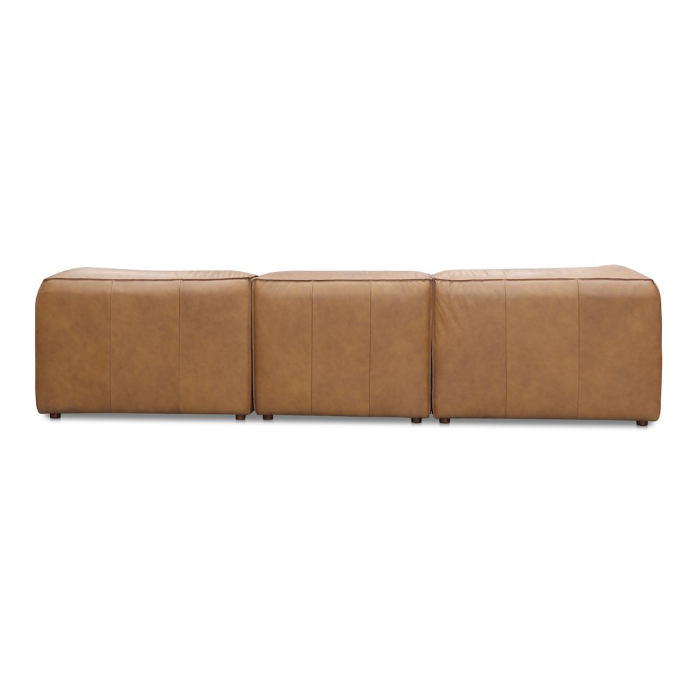 Form Black Genuine Leather Modular Sectional Sofa (2 Colors & Sizes)