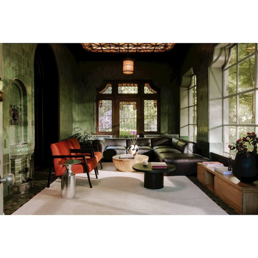 Form Black Genuine Leather Modular Sectional Sofa (2 Colors & Sizes)