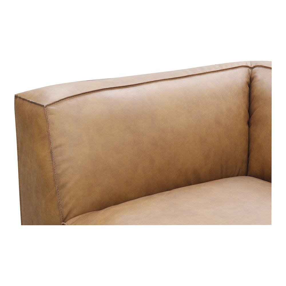 Form Black Genuine Leather Modular Sectional Sofa (2 Colors & Sizes)