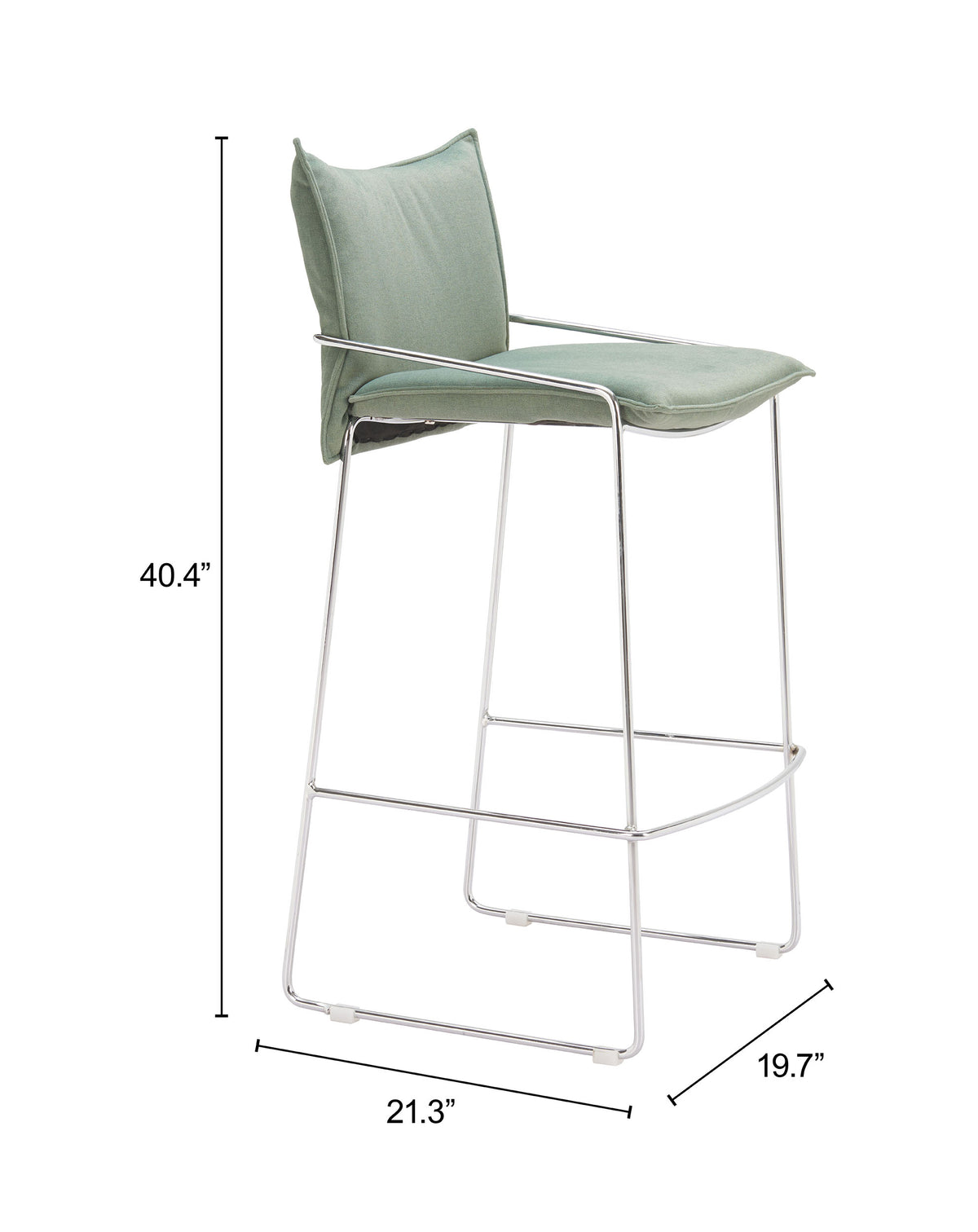 Pola Barstool in Green