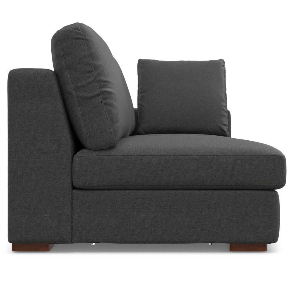 Charlie Modern Deep Seat Sectional Chaise Sofa 122"