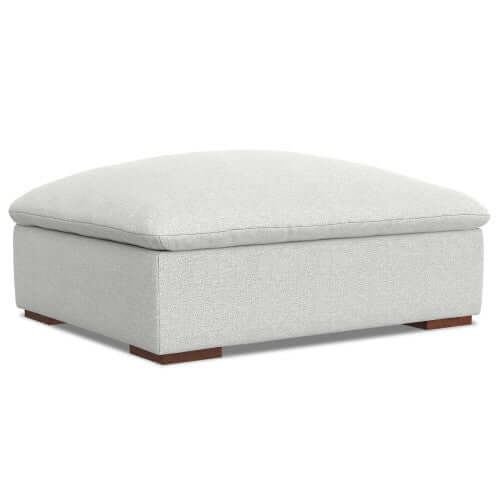 Jasmine Modern Grey Low Profile Cloud Modular Sofa 88'