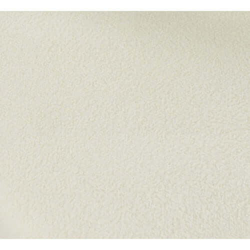 Close-up of a soft, cream-colored bouclé fabric texture for upholstery.