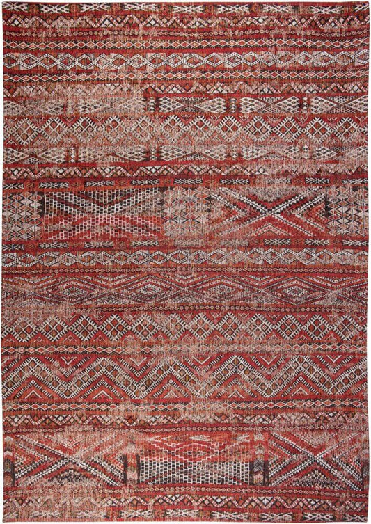 Red and Gray Oriental Non Skid Area Rug | 9' x 13' classic pattern with rich texture and lasting style.