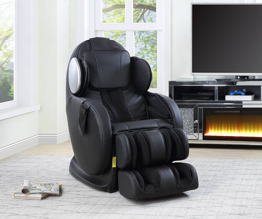 Pacari Black PU Leather Power 2D Massage Chair