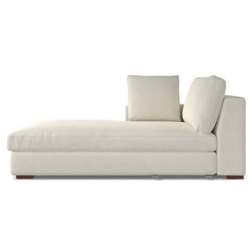 Charlie Modern Deep Seat Sectional Chaise Sofa 122"