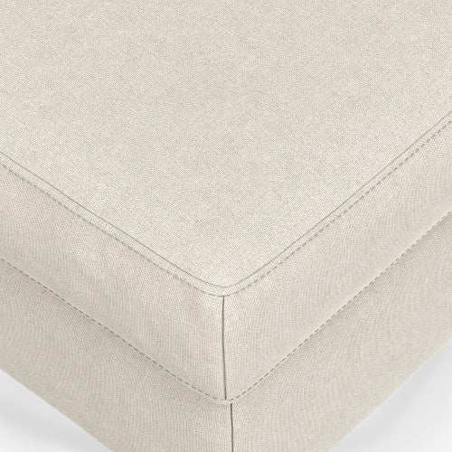 Ava MCM Cream Symmetrical Corner Sofa Sectional 102"