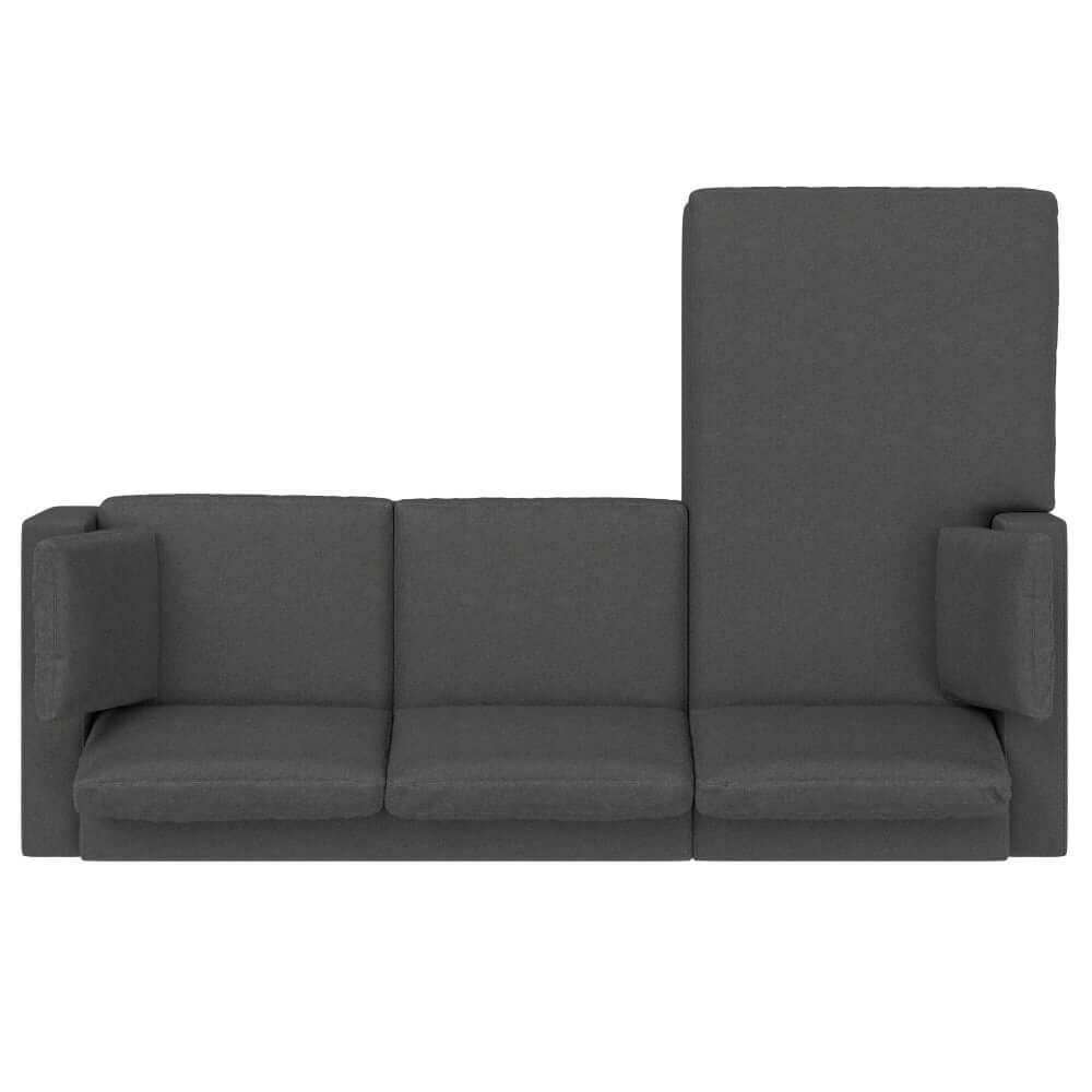Charlie Modern Deep Seat Sectional Chaise Sofa 122"