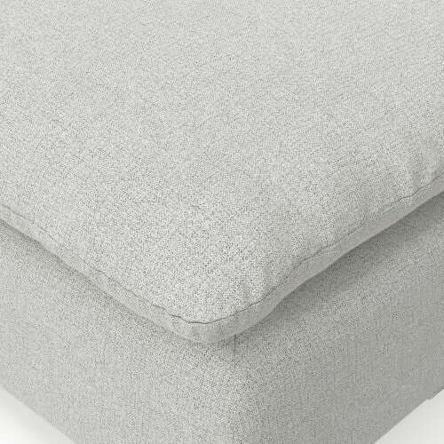Jasmine Modern Grey Low Profile Cloud Modular Sofa 88'