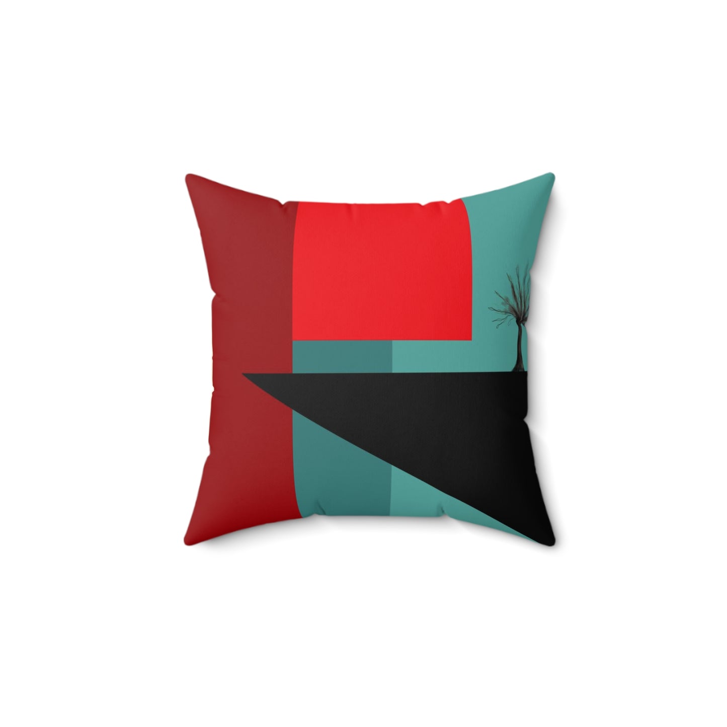 Spun Polyester Square Designer Accent Pillow - Revel Sofa