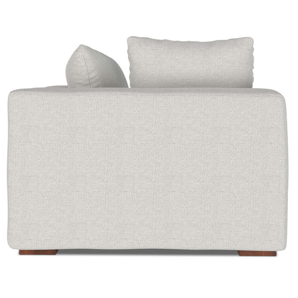Jasmine Modern Grey Low Profile Cloud Modular Sofa 88'