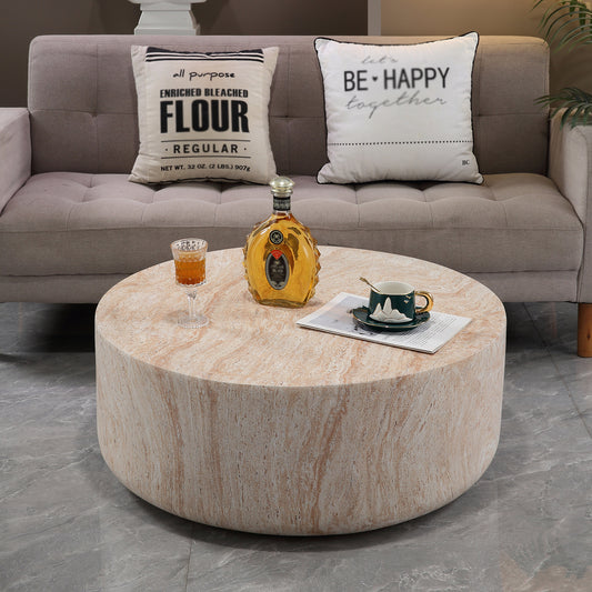 Round Cylinder Coffee Table