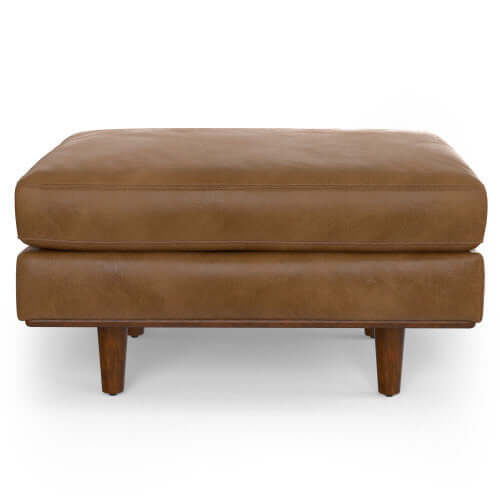 Morrison MCM Leather Sofa 89' (2 Colors)