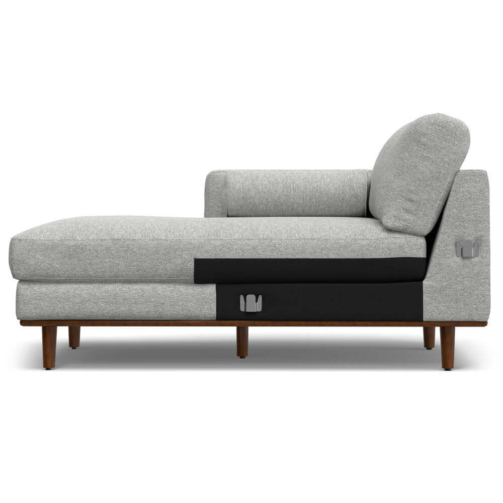 Morrison MCM Sectional Chaise Sofa 102' (2 Colors)