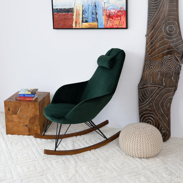 Chloe Velvet Rocking Chair (4 Colors)
