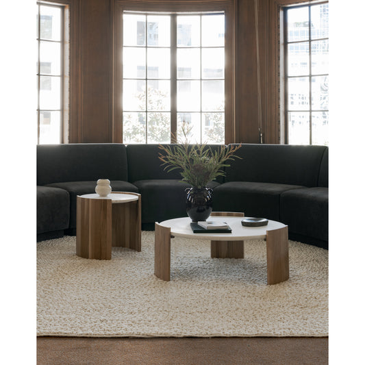 Dala Coffee Table – 35" Round Marble Coffee Table (5)