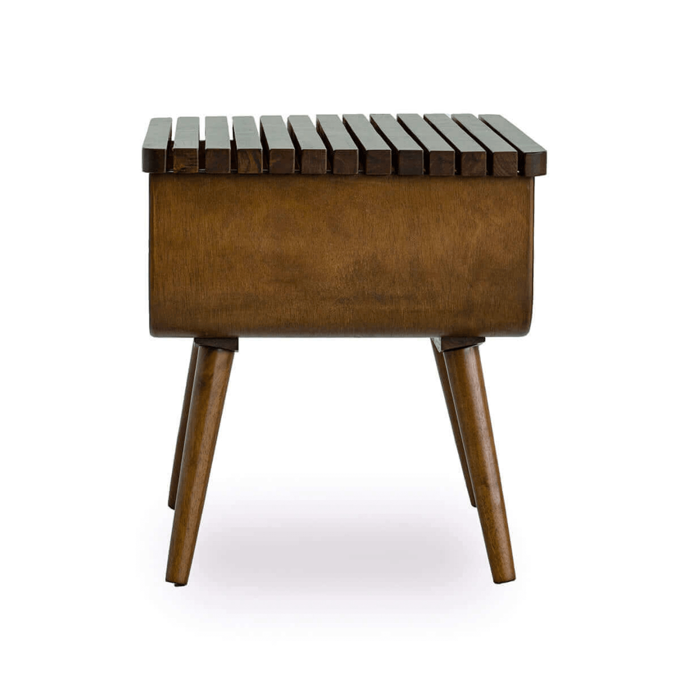 Alice MCM Styled Wood End Accent Table - Revel Sofa