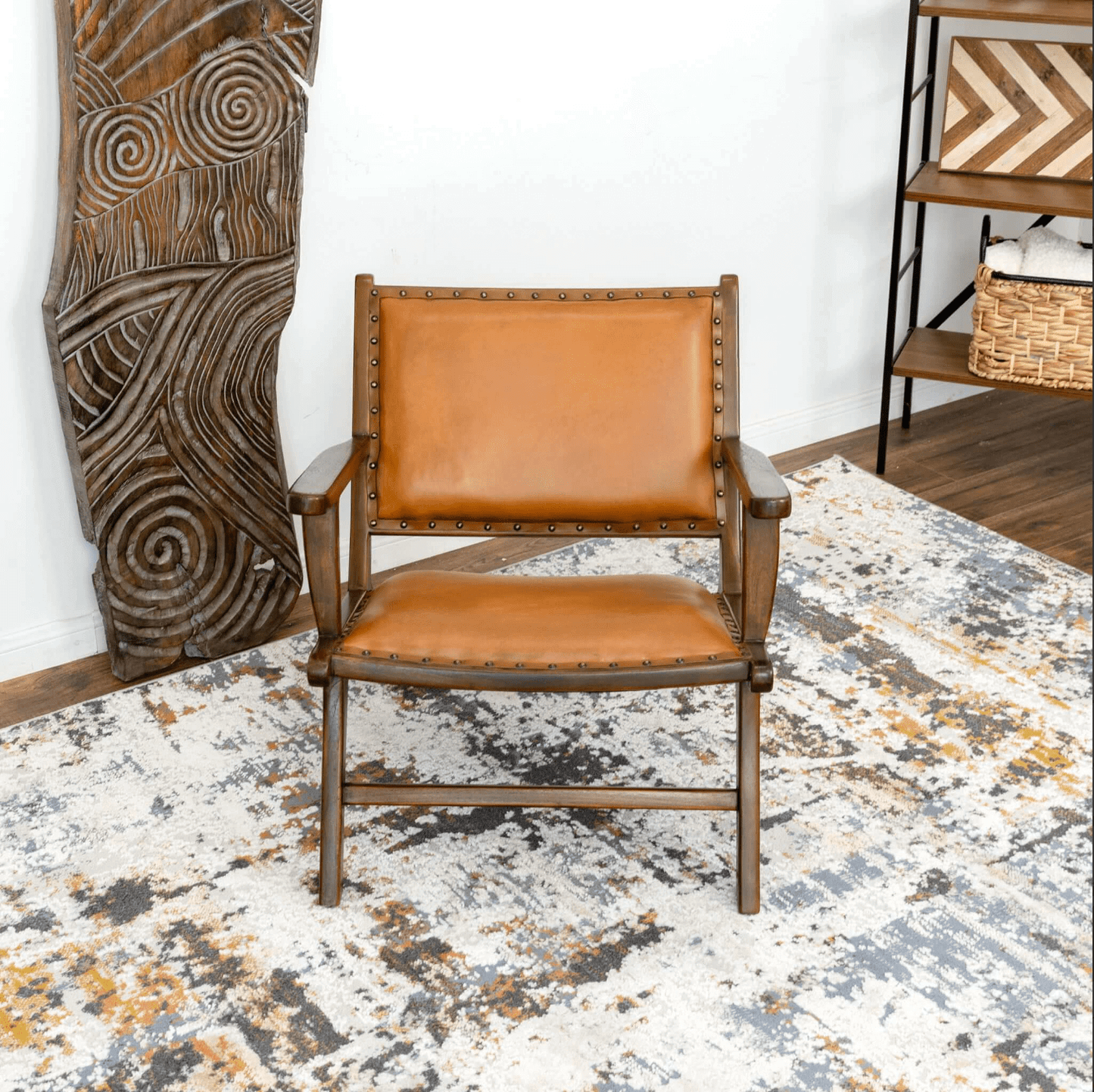 Daniel MCM Genuine Leather Lounge Chair - Revel Sofa